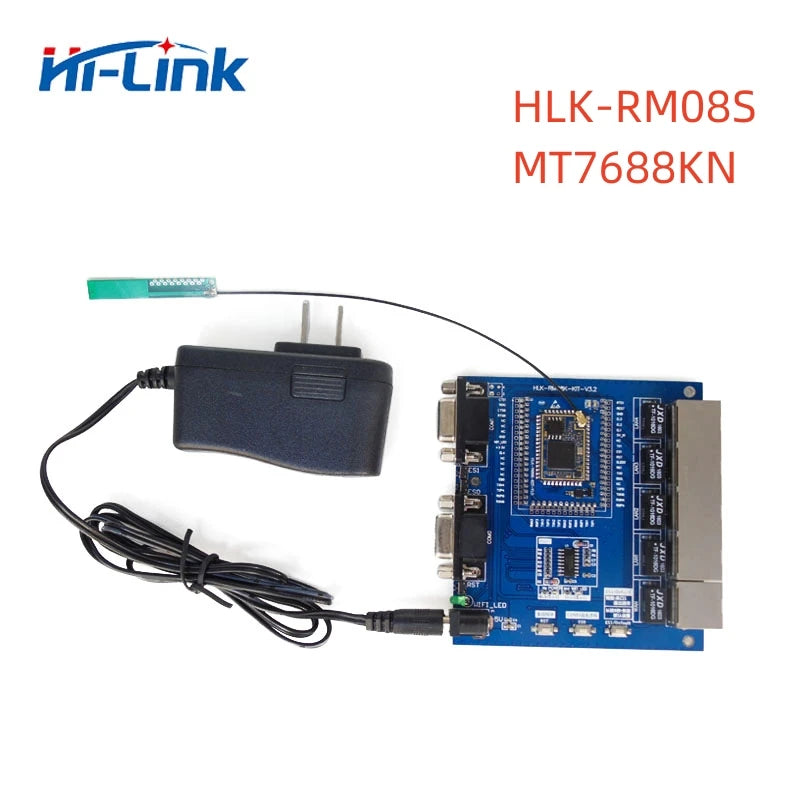 MT7688KN HLK-RM08S Router Module Wifi Module Kit Chipset Wireless Serial Ethernet Serial Port UART Smart Home Automation Module